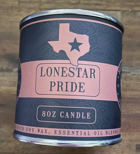 Lonestar Pride 8oz Candle